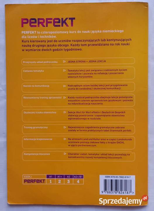Perfekt 2 podręcznik niemiecki liceum technikum Książki do nauki języka obcego Małkinia Górna
