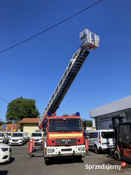 MAN Man 15280 Straż drabina Strażacka 32m Metz Syców