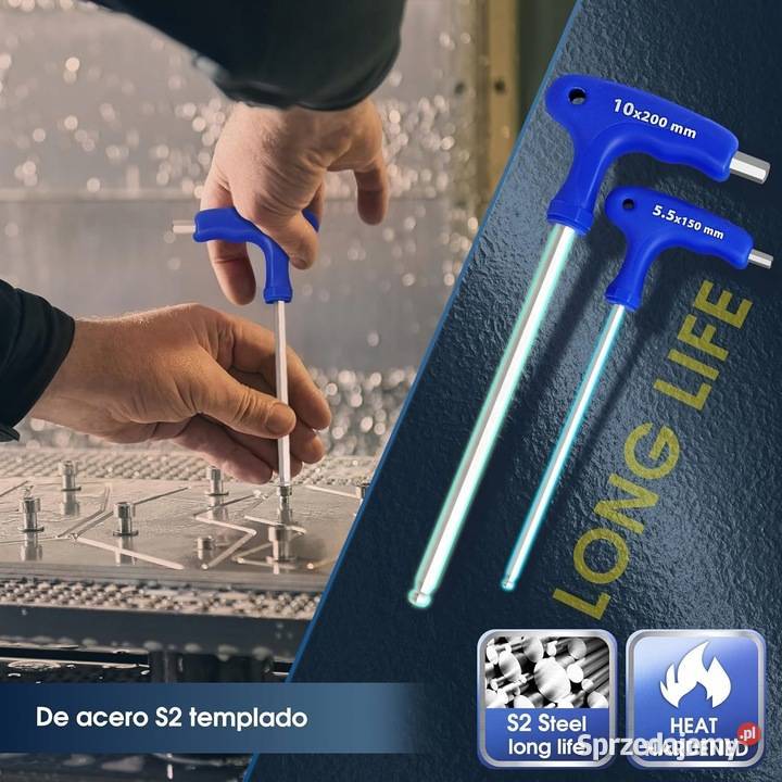 Zestaw kluczy imbusowych sześciokątny 10 2 mm 10 Biłgoraj