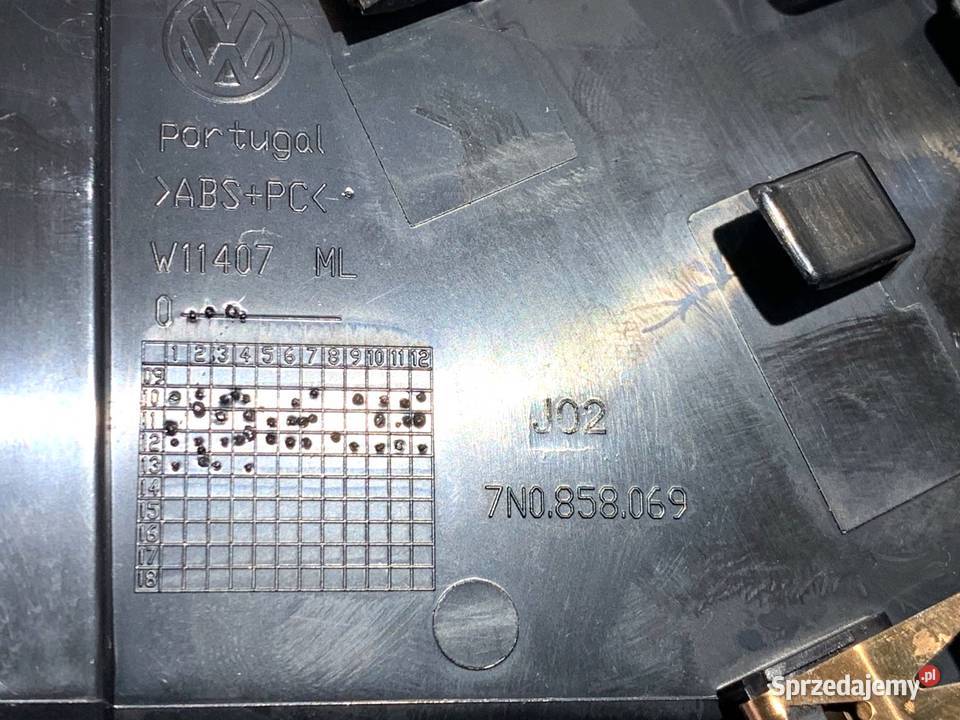 KRATKA NAWIEWU PRZÓD ŚRODKOWA VW SHARAN