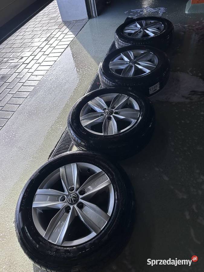 Oryginalne felgi VW 16 5x112 6x Hankook Ventus diesel Lębork sprzedam