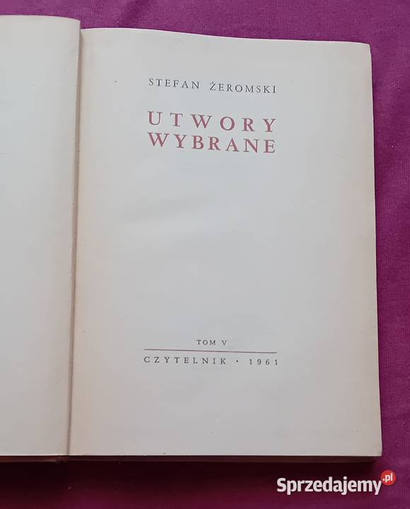 Stefan Żeromski Utwory wybrane Tom V Koźminek