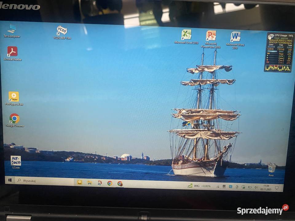 Lenowo laptop VCDS 14 2GB łódzkie