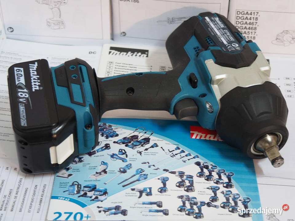 MAKITA DTW 1002 klucz udarowy 1600Nm bateria 6ah Michałowice