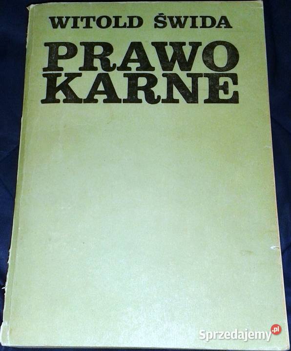 Prawo Karne Witold Świda Chełm
