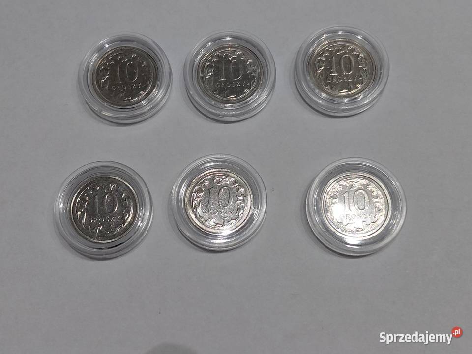 Monety obiegowe 10 gr NBP Koronowo