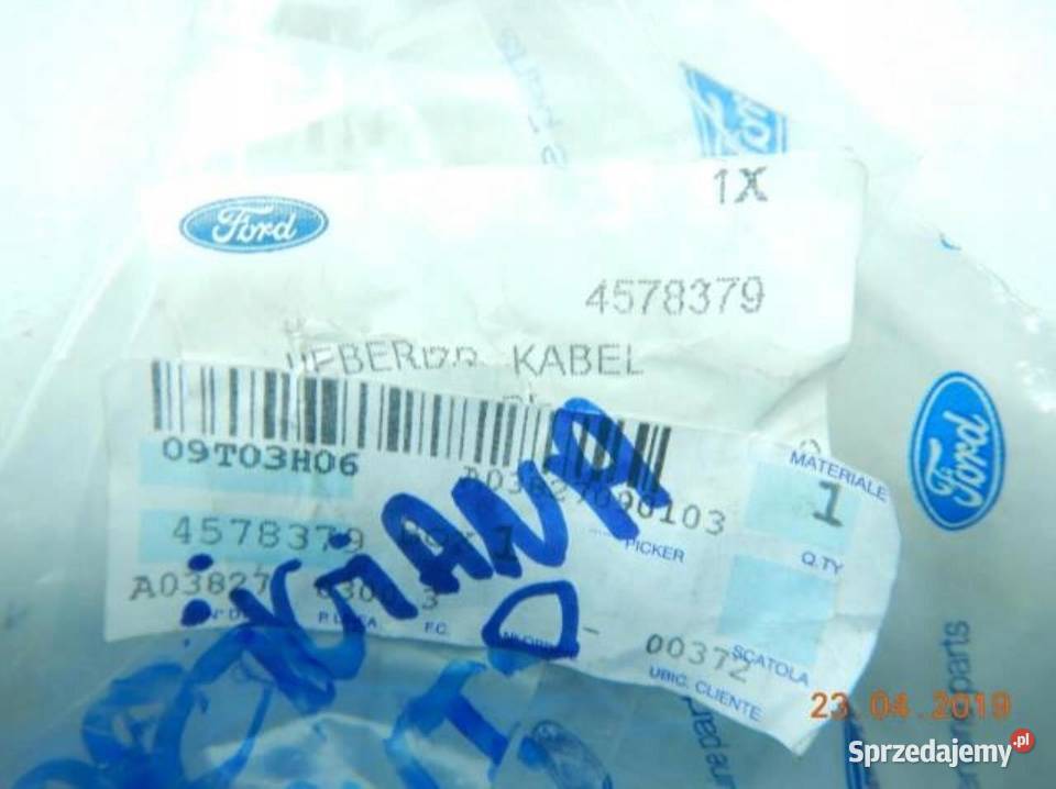 WIĄZKA INSTALACJA KLAPY TYŁ FORD TRANSIT 0006