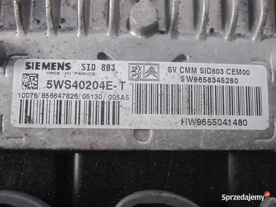 PEUGEOT 407 20 HDI komputer sterownik silnika świętokrzyskie sprzedam