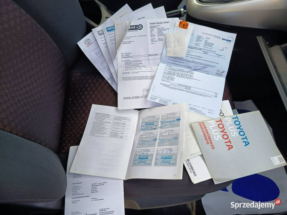 Toyota Verso Ks serwisowa bezwypadkowy 7 osób manualna Janów Lubelski