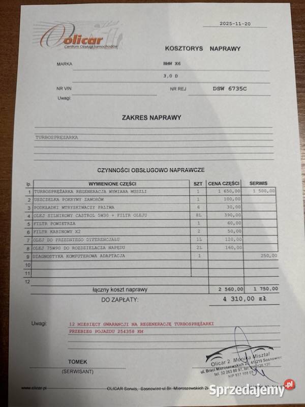 BMW X6 30D zamiana Sosnowiec