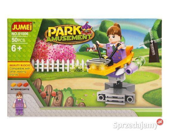 Klocki Jumei PARK ROZRYWKI 50 elementów 15 x 9 Poznań