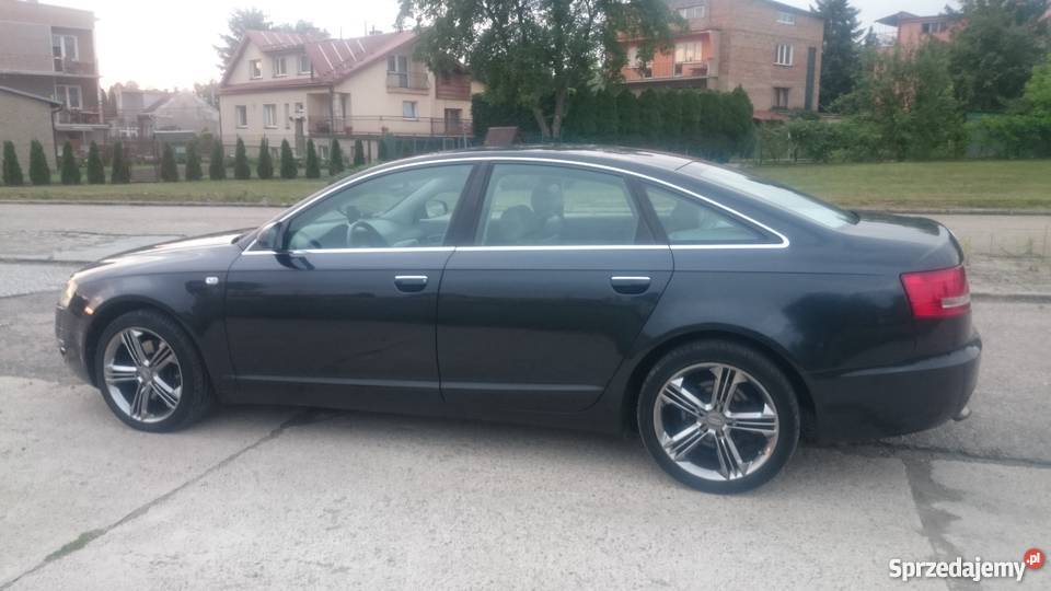 Audi a6 c6 sedan 2004r 30TDI Sline skóra navi automatyczna Samochody osobowe Tarnów