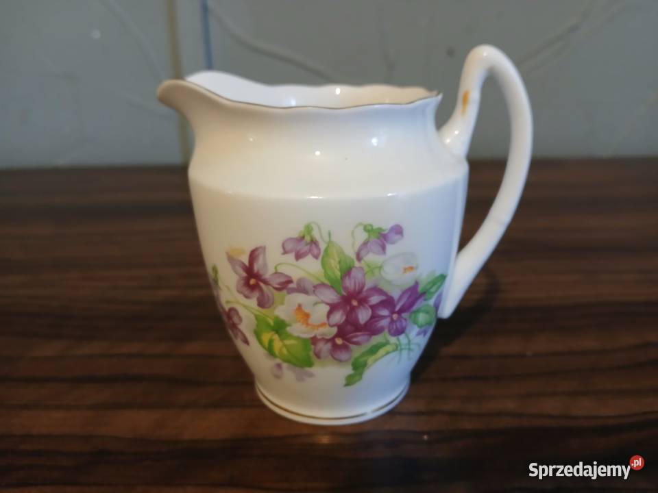 Porcelanowe mleczniki z PRLu Lublin