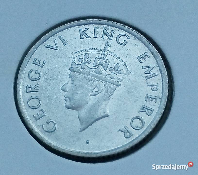 INDIE 14 RUPEE 1946 r GEORGE VI STAN INIKIEL Legionowo sprzedam