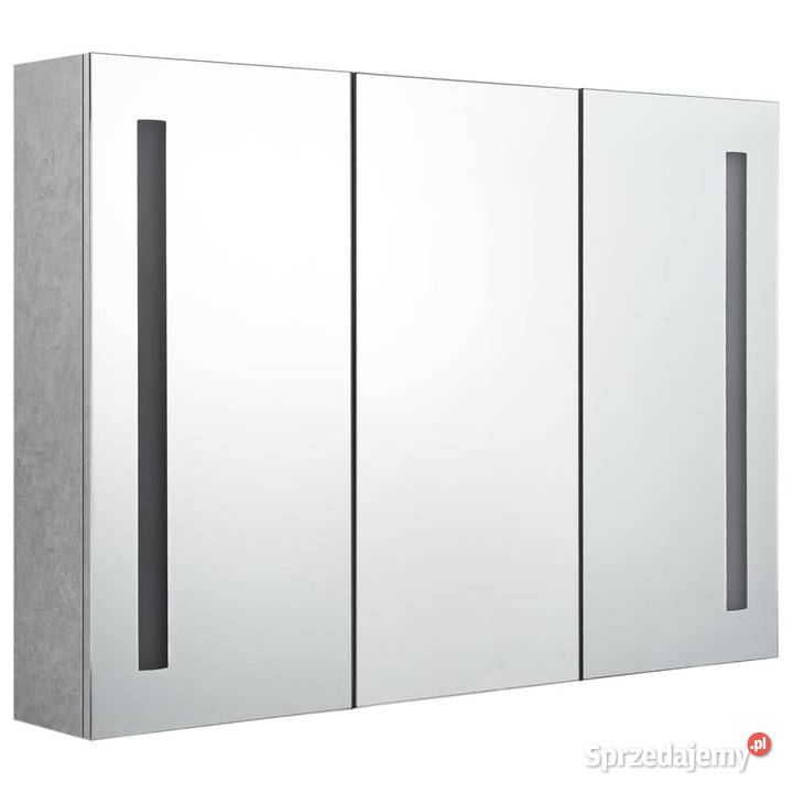 Szafka łazienkowa z lustrem i LED 89x14x62 Warszawa