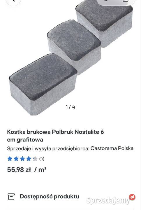 Kostka brukowa około 60 m