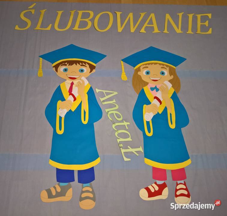 Dekoracje na Ślubowanie z brystolu Dla Dziecka Ryki