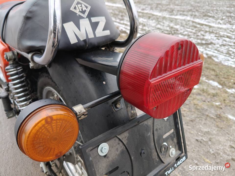Motocykl MZ ETZ 250 1986r z dokumentami wielkopolskie Nowe Skalmierzyce