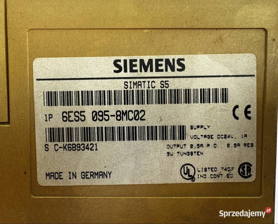 Sterownik 6ES50958MC02 SIEMENS SIMATIC S595U