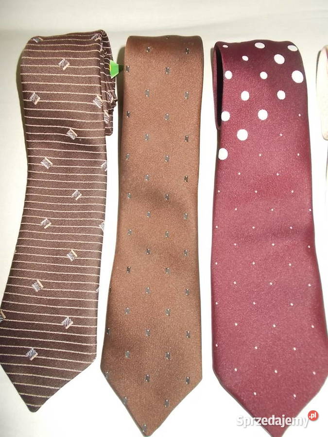Krawaty ORTAL Łódź PRL vintage 10 Krawaty Poznań