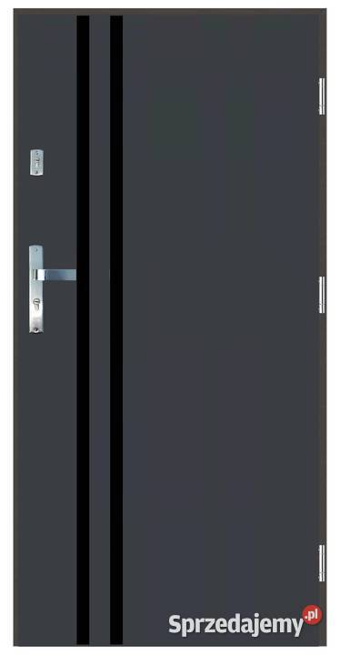 Drzwi wejściowe do domu Zewnętrzne GA12 BLACK Ciemniewo sprzedam