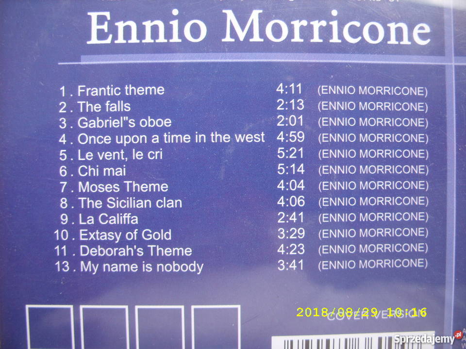CD filmowa ennio morriconemasters of sound Wołów sprzedam