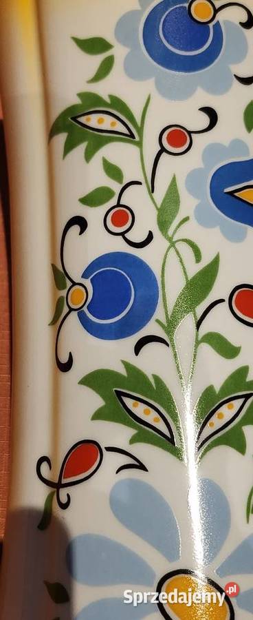 Duży wazon Lubiana wzór kaszubski Gliwice
