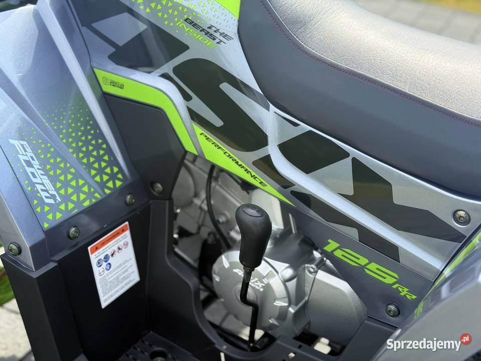ASIX FOURCRAFT ALU 125CC 11 Kolor Szarolimonkowy czterosuwowy Głogoczów