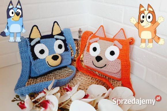 Szydełkowa torba dziecięca Bluey z Rodziną Kraków sprzedam