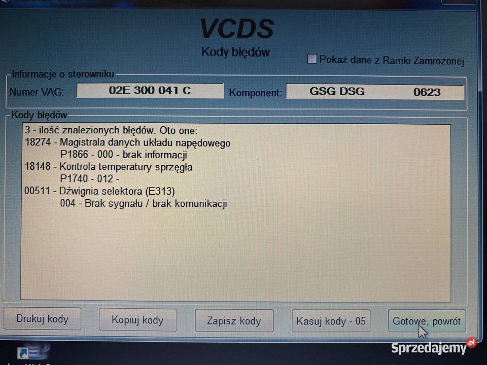 Audi A3 8P DSG DQ 250C 02E 300 041C 02E 927 770L Nowy Targ