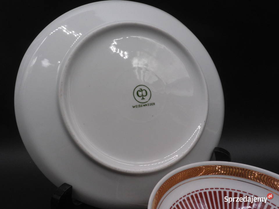 Zestaw śniadaniowy trio z porcelany CP sprzedam