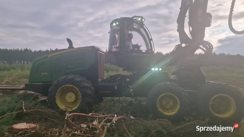 Harvester John Deere 1270G H414 2016r dzwig 114m Trzebielino