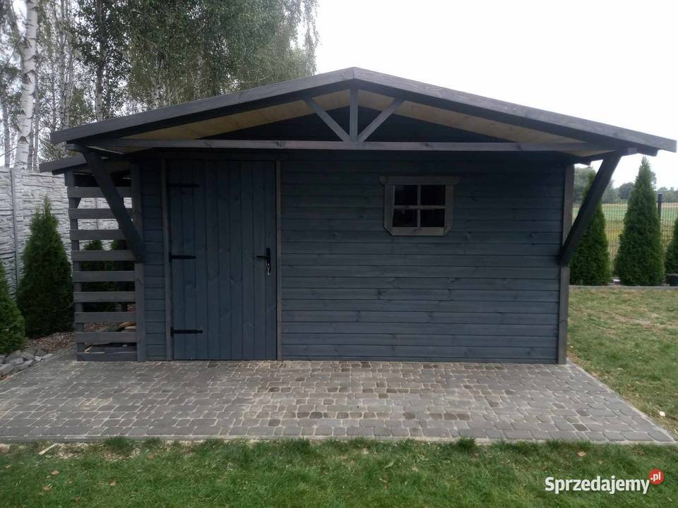 omek narzędziowy 4x4 z drewutnią 4x6m z Warszawa