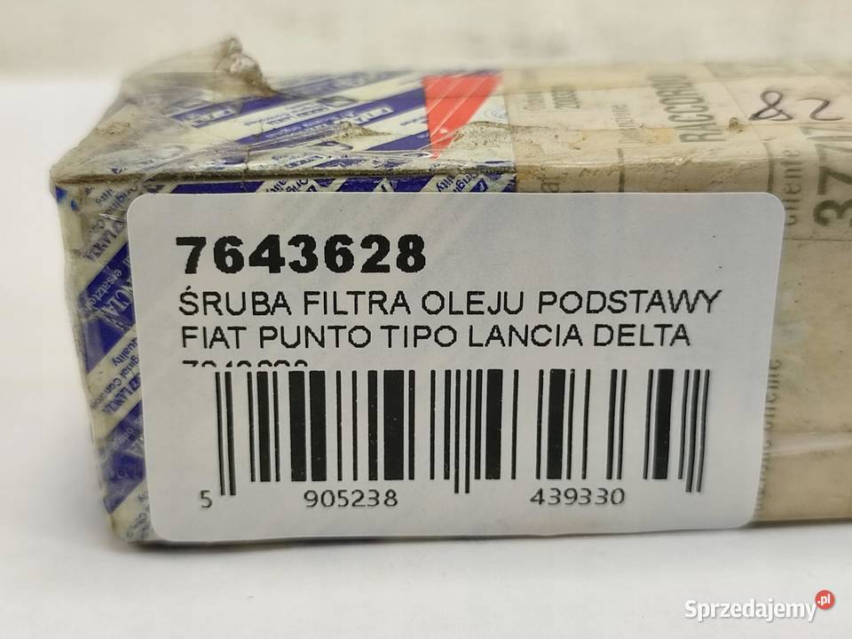 ŚRUBA FILTRA OLEJU PODSTAWY FIAT ALFA ROMEO lubelskie sprzedam