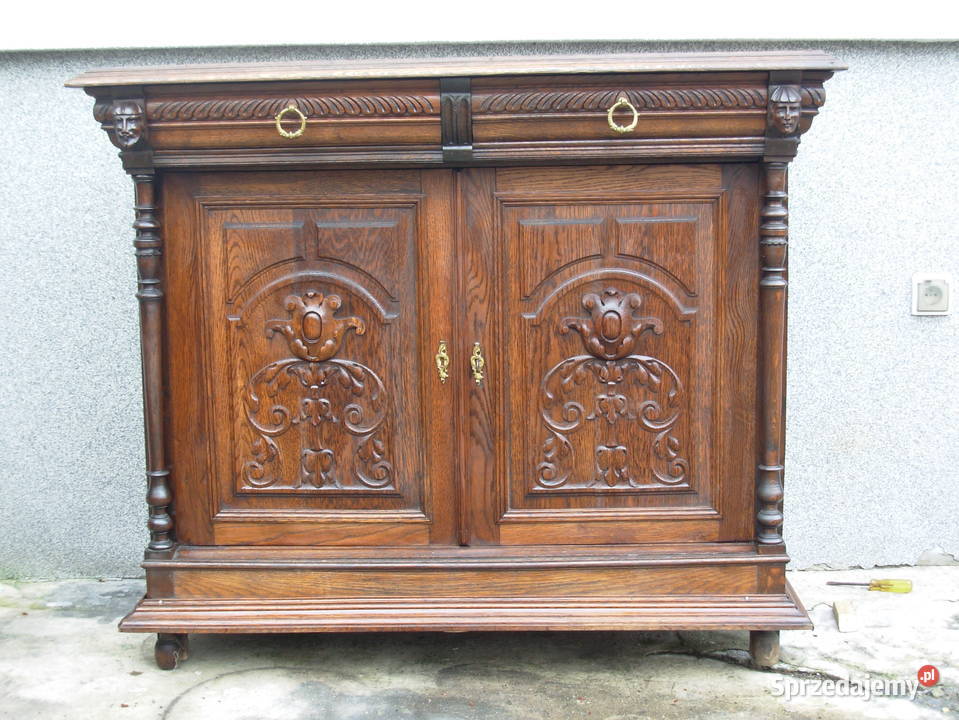 Kredens neorenesansowy antyk