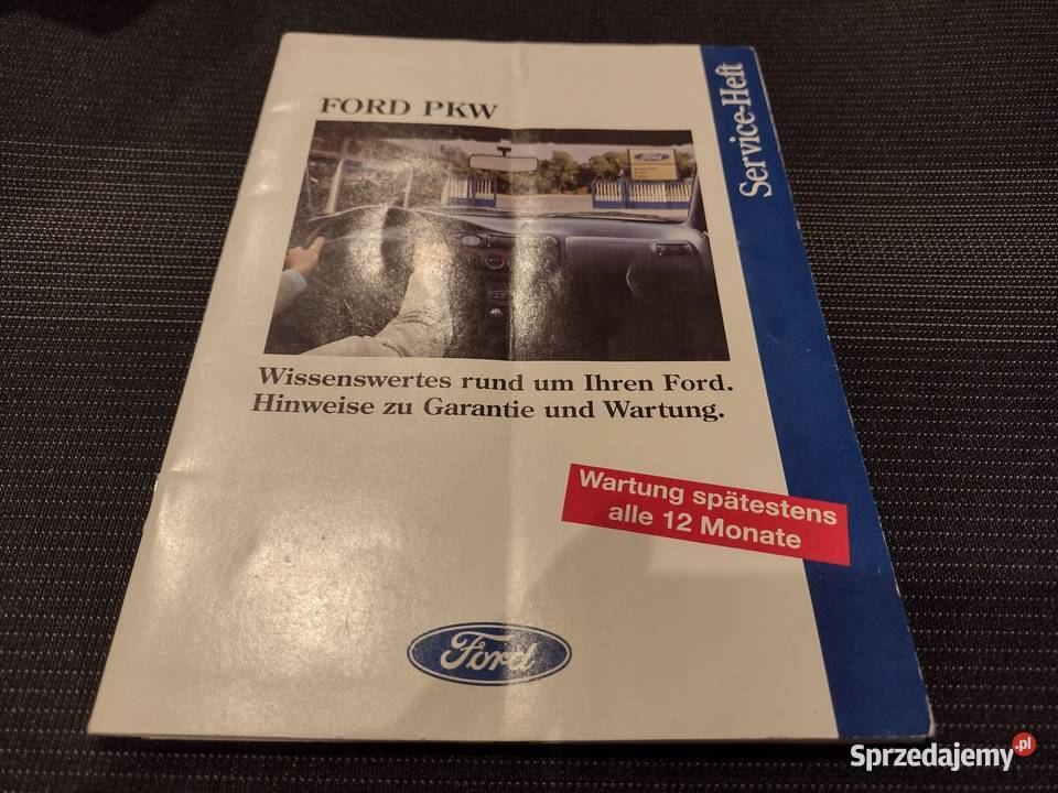Ford Scorpio 2 1996 Książka Gwarancyjna Łódź sprzedam