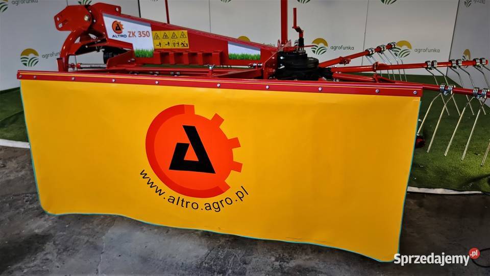 Zgrabiarka karuzelowa 35mAltro Maszyny zielonkowe Rybna