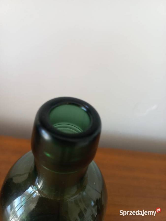 Butelka zielone szkło antyk Toruń sprzedam