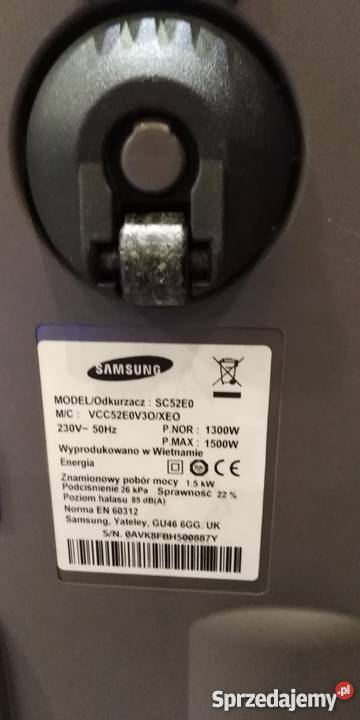ODKURZACZ SAMSUNG EASY 1500W łódzkie Pabianice