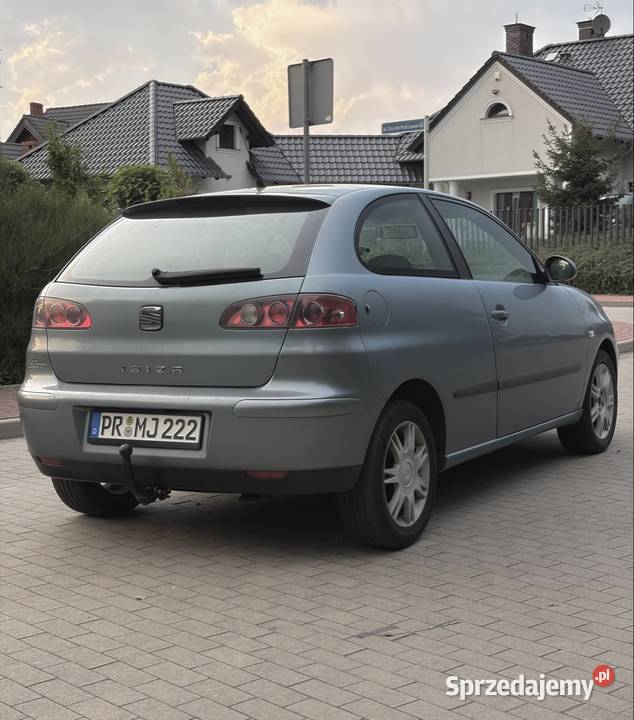 Seat Ibiza 3 6L 14b BXW Klima Hak Z Niemiec nieuszkodzony lubuskie Kożuchów
