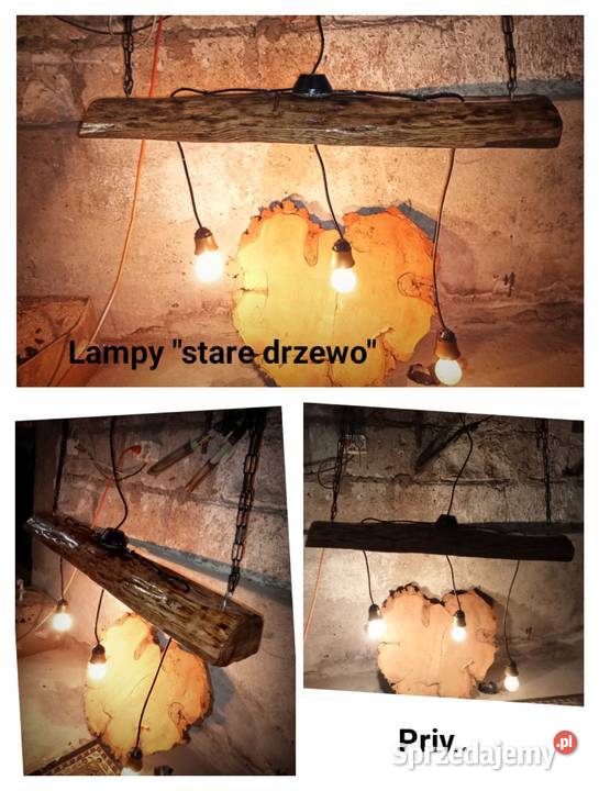 LampyStoły i inne akcesoria wykonane ze starego Łosice