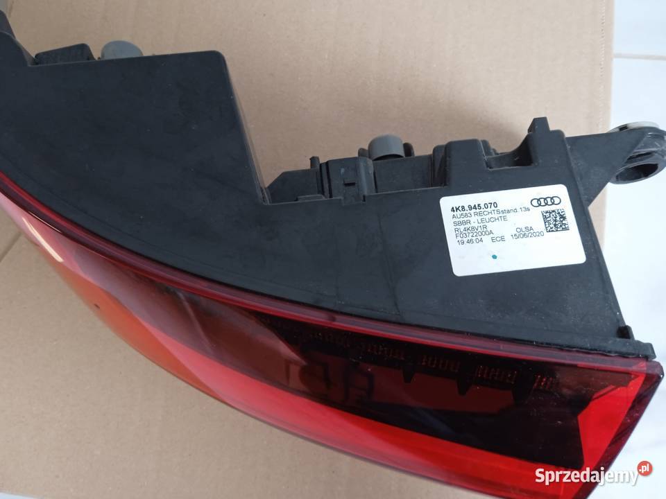 Audi RS7 C8 Lampy tylnej klapy bagażnika sprzedam