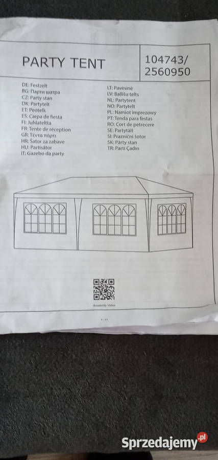 Namiot Party tent 3x6 wielkopolskie Rawicz