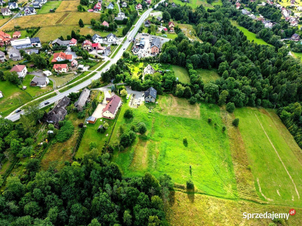 DZIAŁKA BUDOWLANA JORDANÓW 63zł/m2 Nieruchomości Jordanów