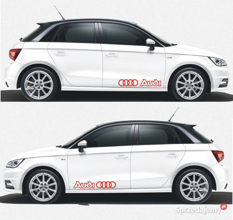 Naklejki tuningowe na samochód AUDI na drzwi małopolskie