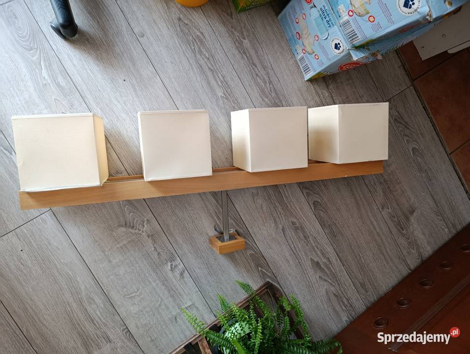 lampa sufitowa na drewnie Poznań sprzedam