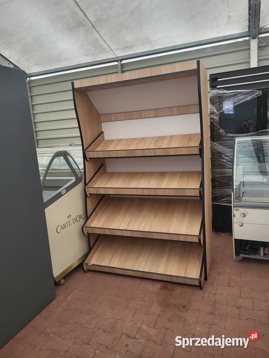 Regał sklepowy na pieczywo piekarniczy chleb łódzkie Łódź
