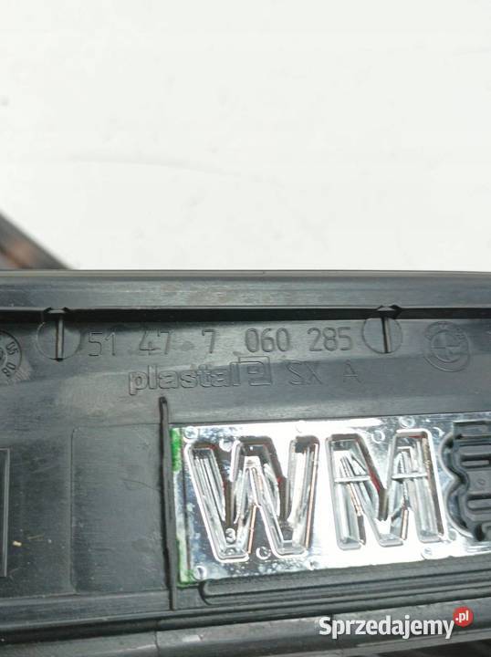 LISTWA PROGOWA OSŁONA NAKŁADKA PRZÓD TYŁ KPL Bmw Progi
