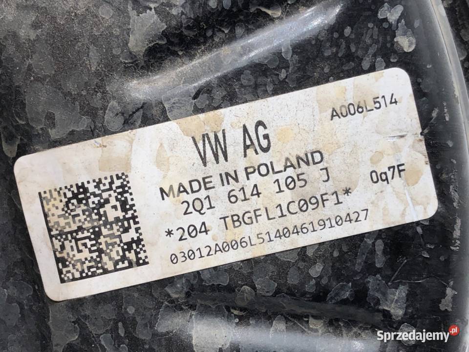SERWO HAMULCOWE VW POLO VI 2Q1614105J Hatchback sprzedam