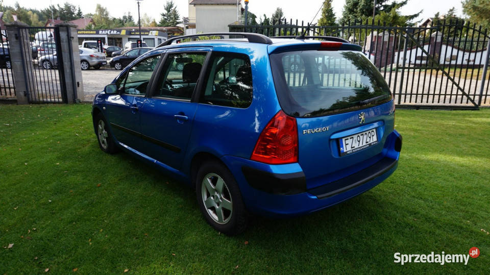 Peugeot 307 zarejestrowany ubezpieczony kurtyny powietrzne Zielona Góra